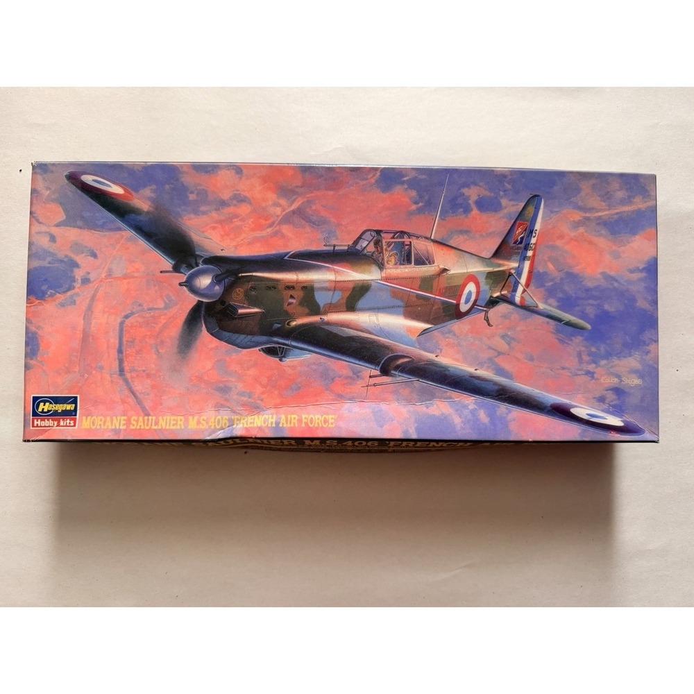 Hasegawa 1/72 Morane Saulnier M.S.406 French Air Force Model Kit AP19